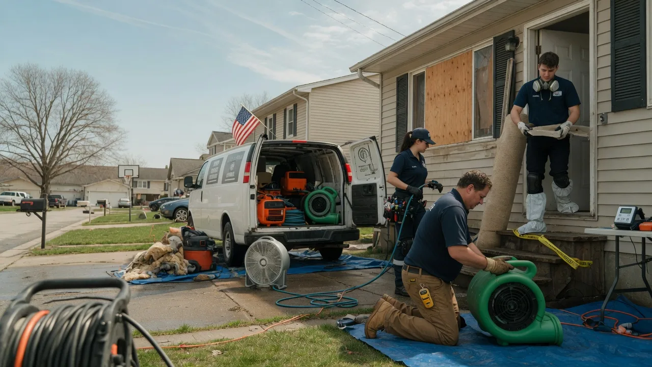 Water Damage Restoration in Wataga, IL near me